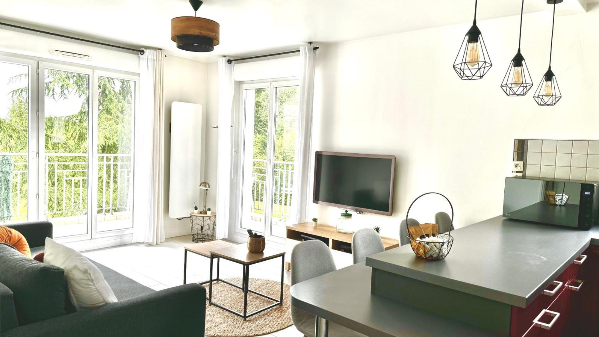 Appartement Central 6 Personnes A 10 Minutes De Disneyland มองต์เตฮวา ภายนอก รูปภาพ
